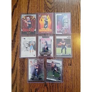 2024 Drake Maye Rookie Card Lot 8 Cards New England Patriots Football Score